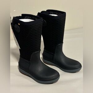 Bogs Crandall II Tall 6 Black Adjustable Boots